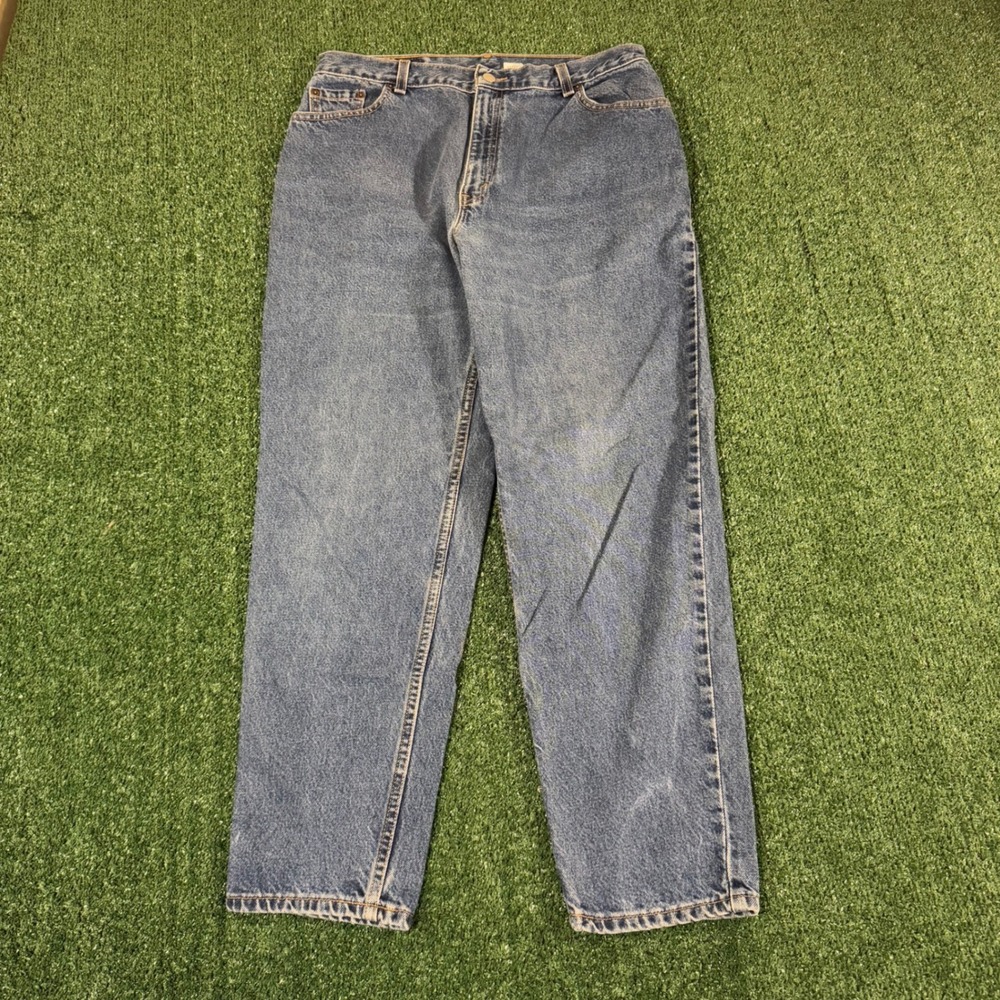 Vintage Levis 550 Relaxed Fit Tapered Leg Jeans Made in USA Blue 16 MIS S